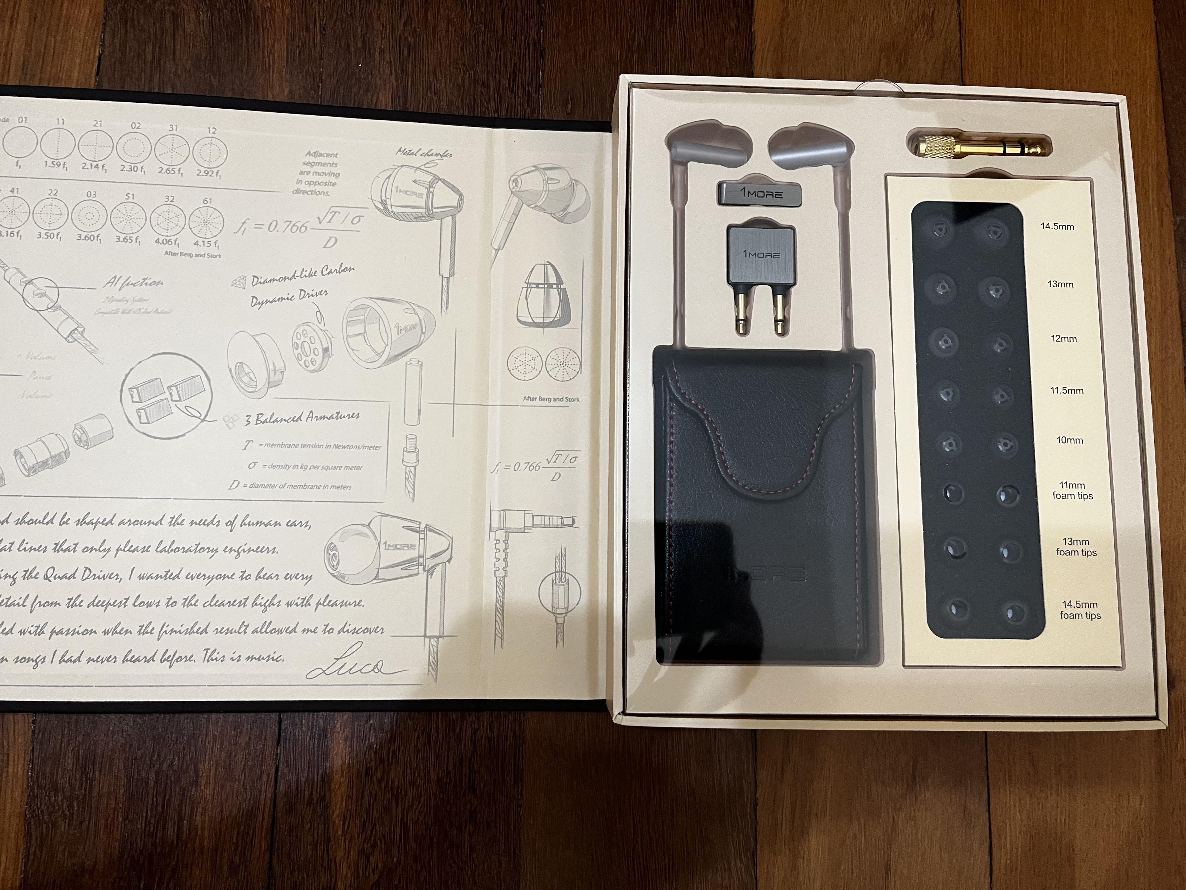 1More Quad Driver, Audio, Earphones on Carousell