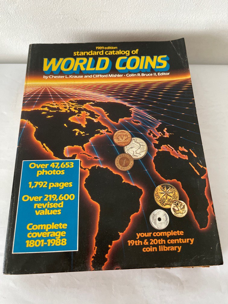 [209 TSDOC 010] 1989 edition standard catalog of World coins, Hobbies