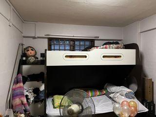 2+1 Pull Out Bed Frame with Stairs Storage.