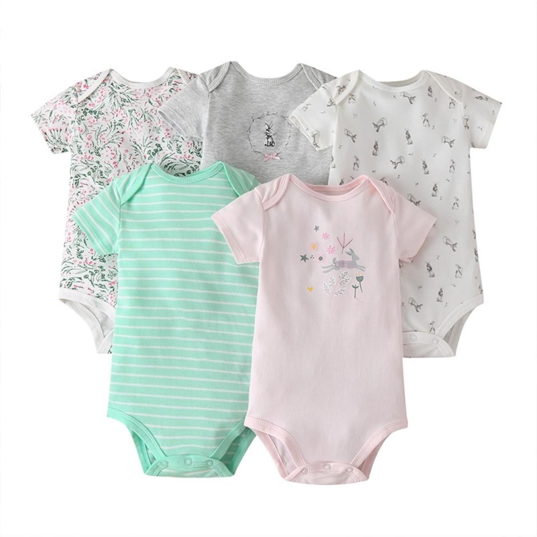 5 IN 1 Mamas Papas Baby Girl Cotton Romper 3 24m Babies