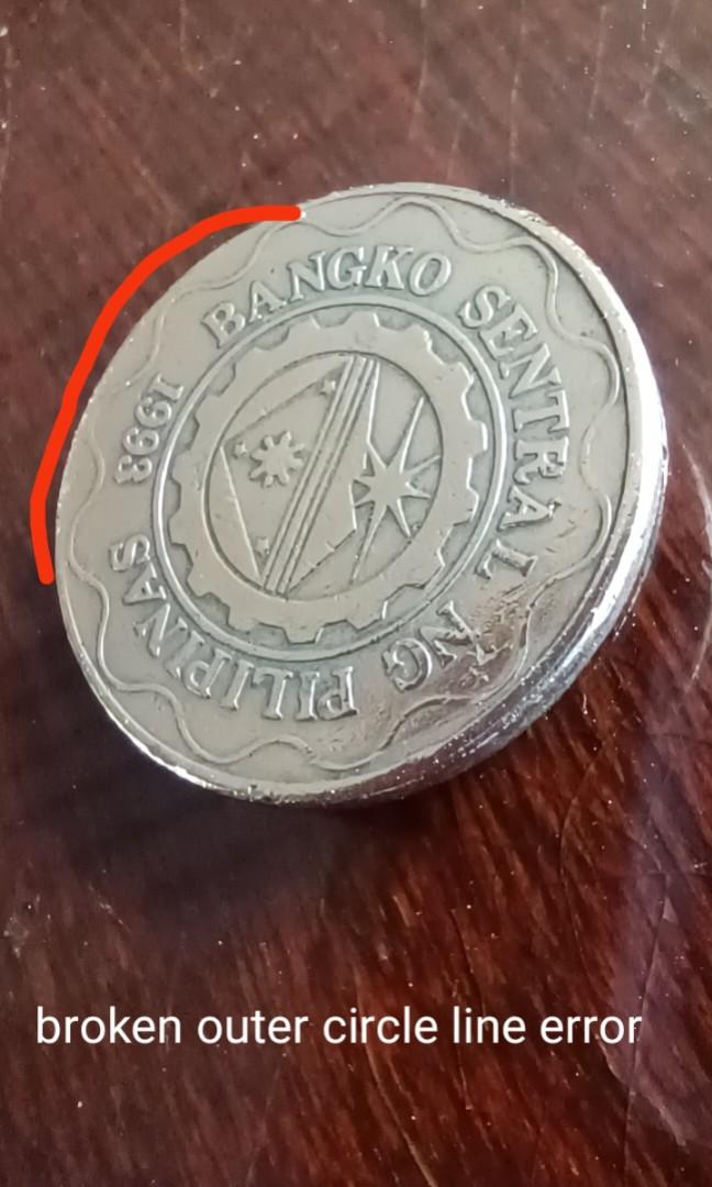 5peso BSP series error coin 2002, Hobbies & Toys, Memorabilia