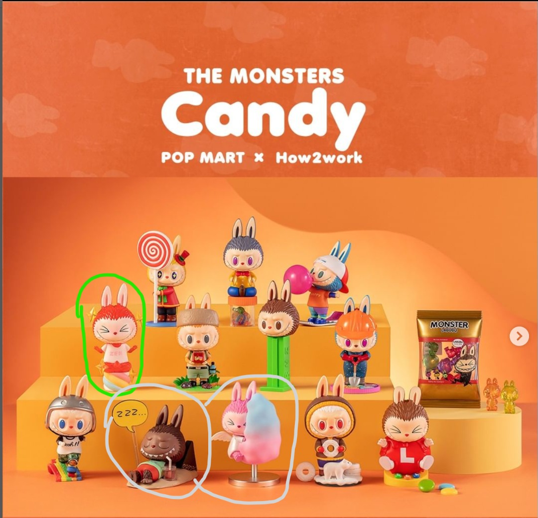 Pop Mart Monsters Candy Series, Pop Mart Blind Box Monster