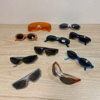 古著 vintage Y2K 千禧 復古 壓克力 墨鏡 sunglasses 庫存老品