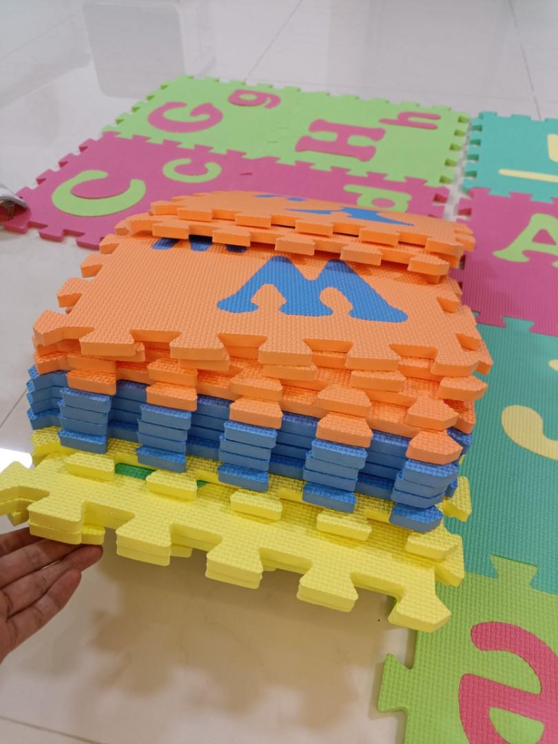 ABC jigsaw baby mat 26+10 pieces, Babies & Kids, Infant Playtime on