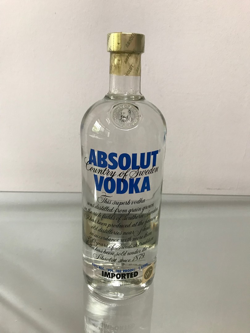 Absolut Vodka, Food & Drinks, Alcoholic Beverages on Carousell