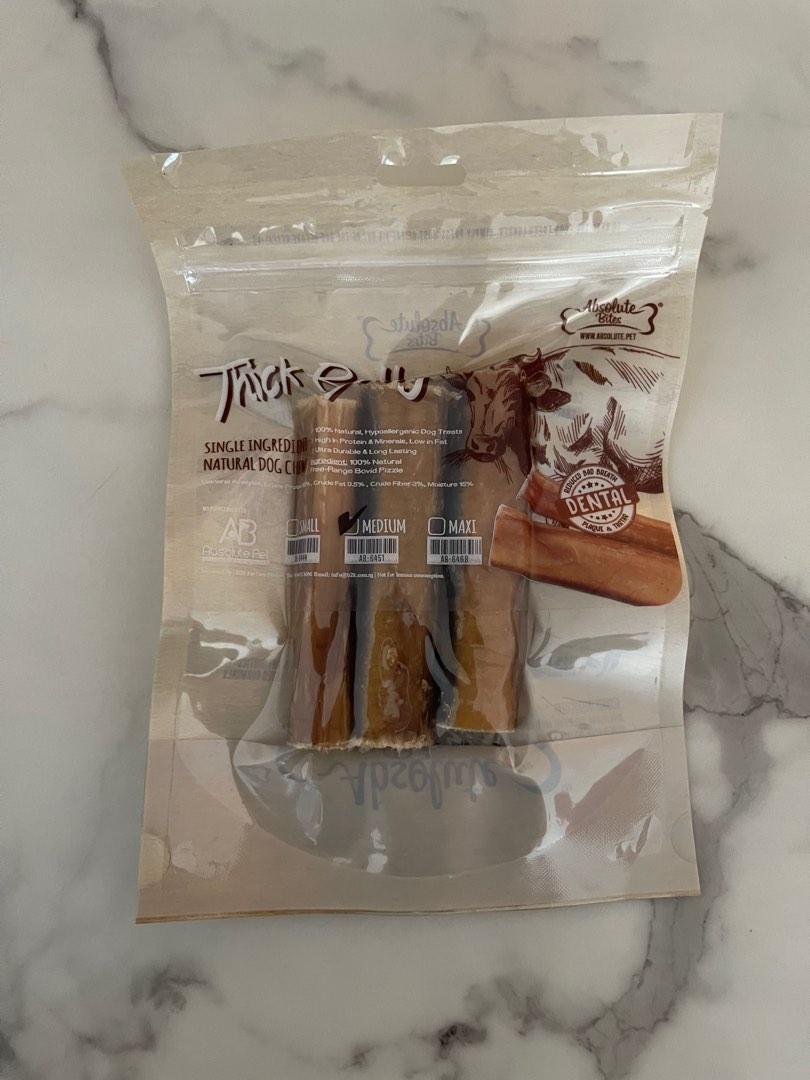 Absolute Bites Thick Bully Stick Medium Pet Supplies Health