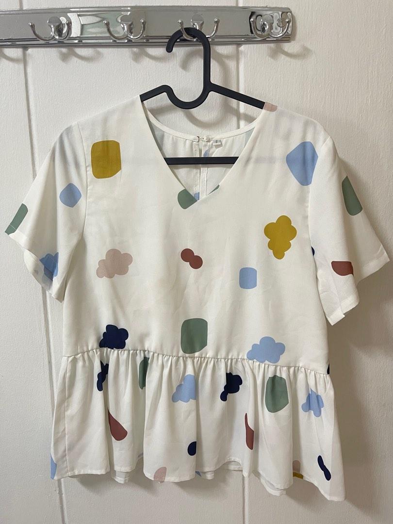 Abstract Babydoll Blouse, Women's Fashion, Tops, Blouses on Carousell Abstract Babydoll Blouse, Women's Fashion, Tops, Blouses on Carousell