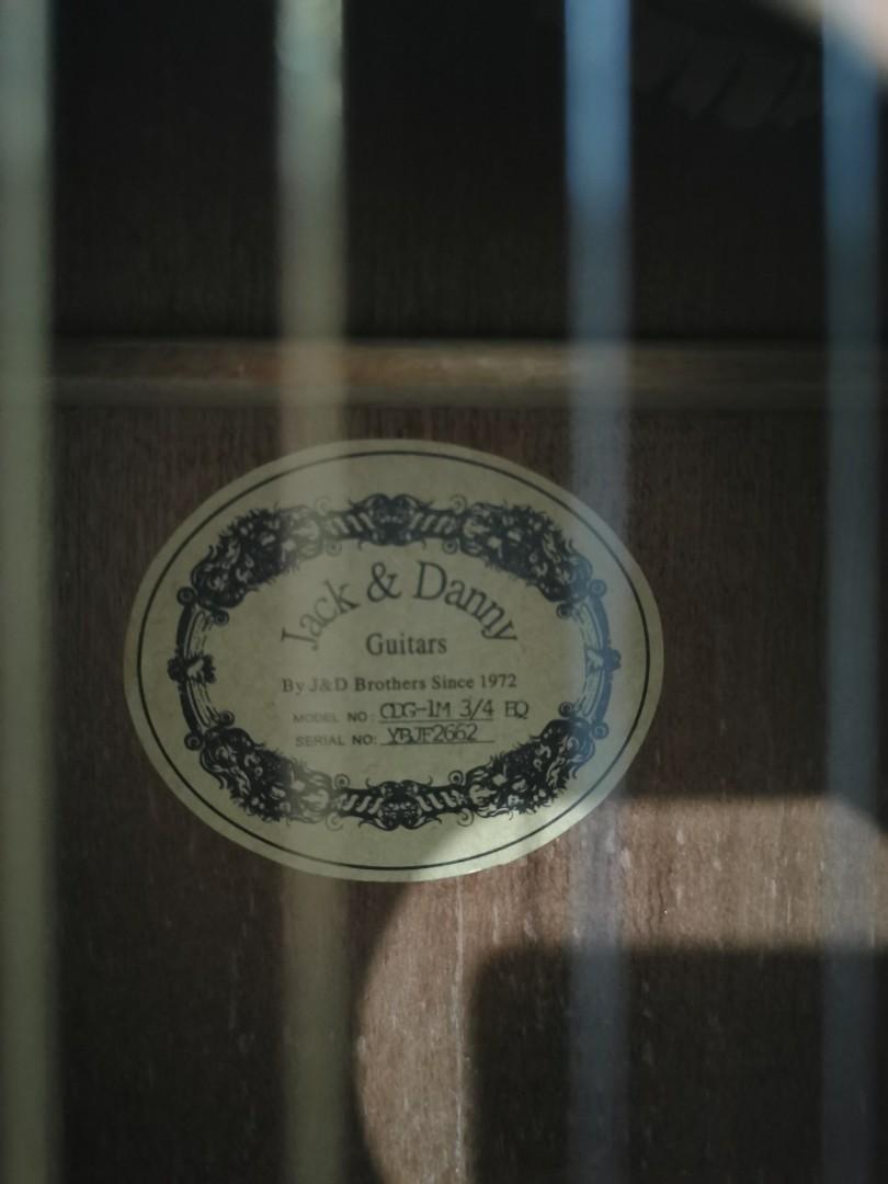 Acoustic Electric Guitar Jack & Danny, Hobbies & Toys, Music & Media