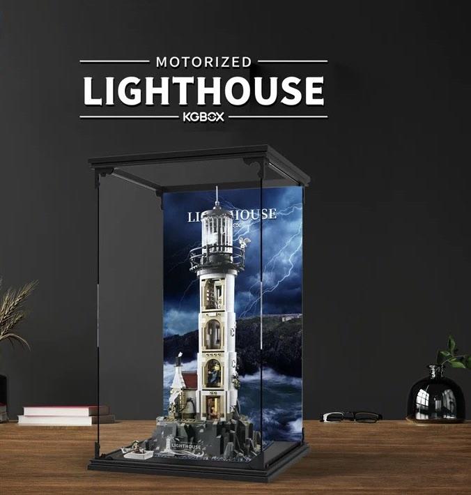 Acrylic display case for LEGO 21335 Motorized Lighthouse, Hobbies
