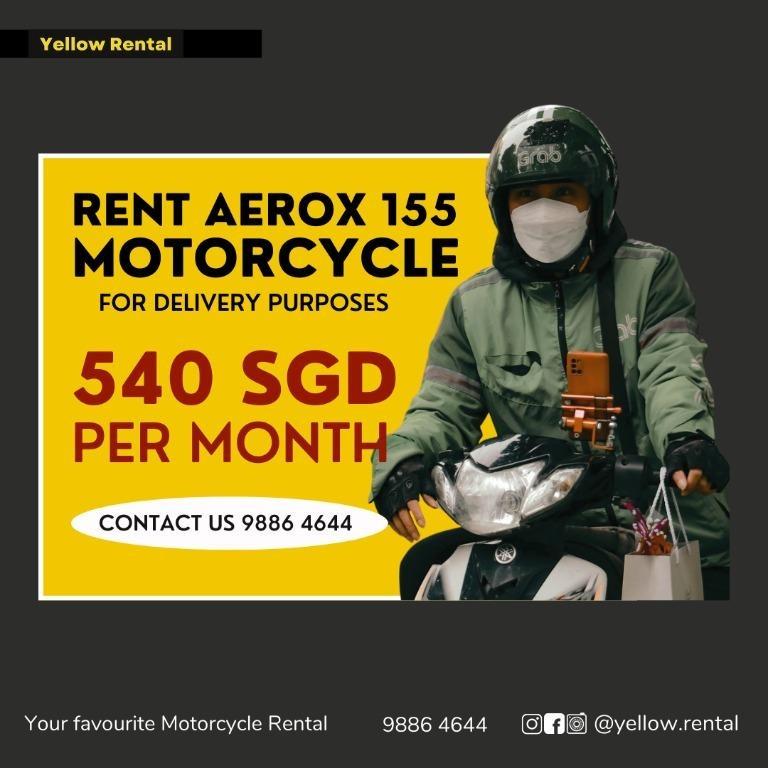 AEROX / NMAX Motorcycle Rental, Motorcycles, Motorcycle Rental on Carousell