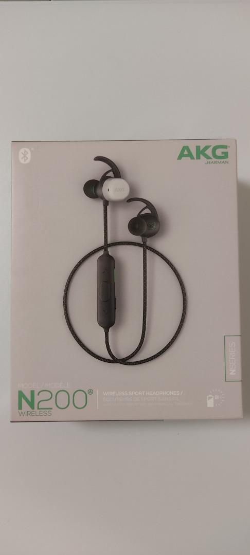 AKG N200 Wireless Sport In ear Headphones Audio Earphones on Carousell