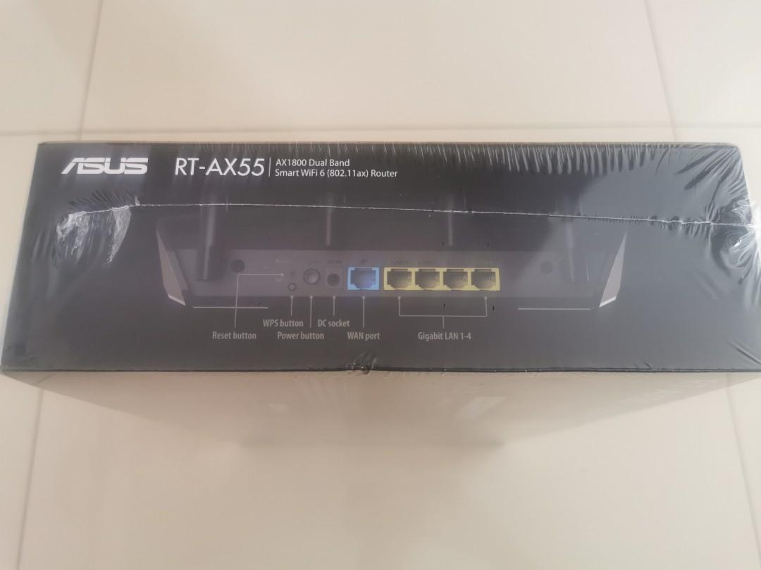 ASUS ROUTER RT-AX55 (AX1800 Dual Band Smart WiFi 6), Computers & Tech ...