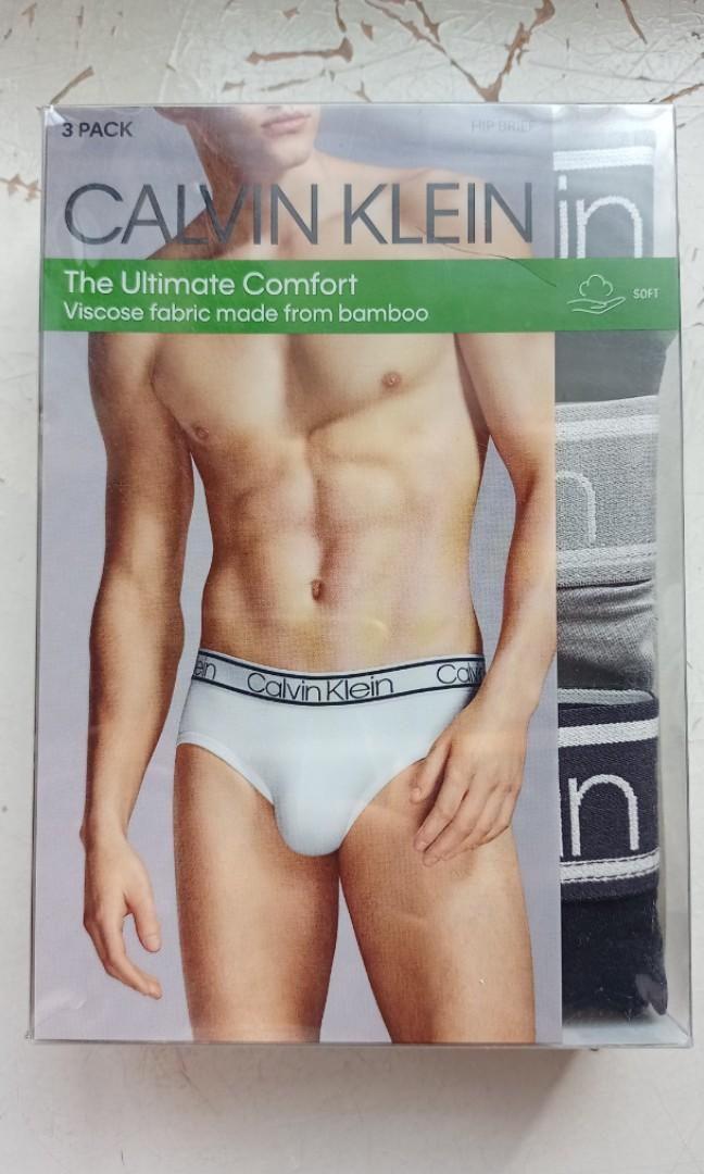 Authentic Calvin Klein Men's Bamboo Comfort Hip Brief 3-pack CK Underwear  Size L #Merdeka #CK #men #brief #underwear, Men's Fashion, Bottoms, New  Underwear on Carousell