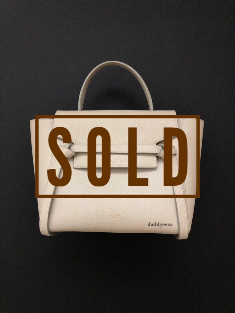 Celine micro belt outlet bag clay