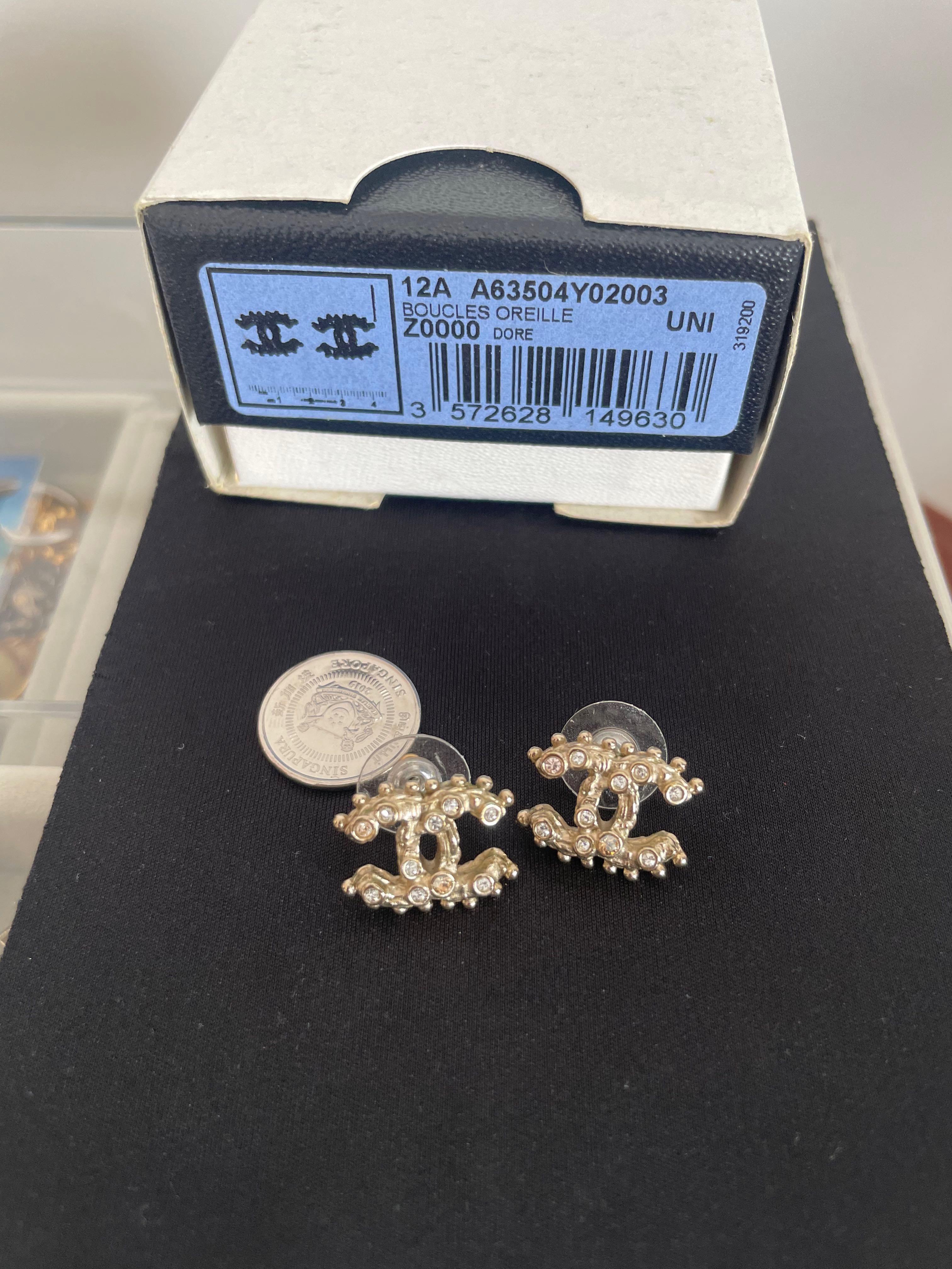 Authentic Chanel earrings for sale