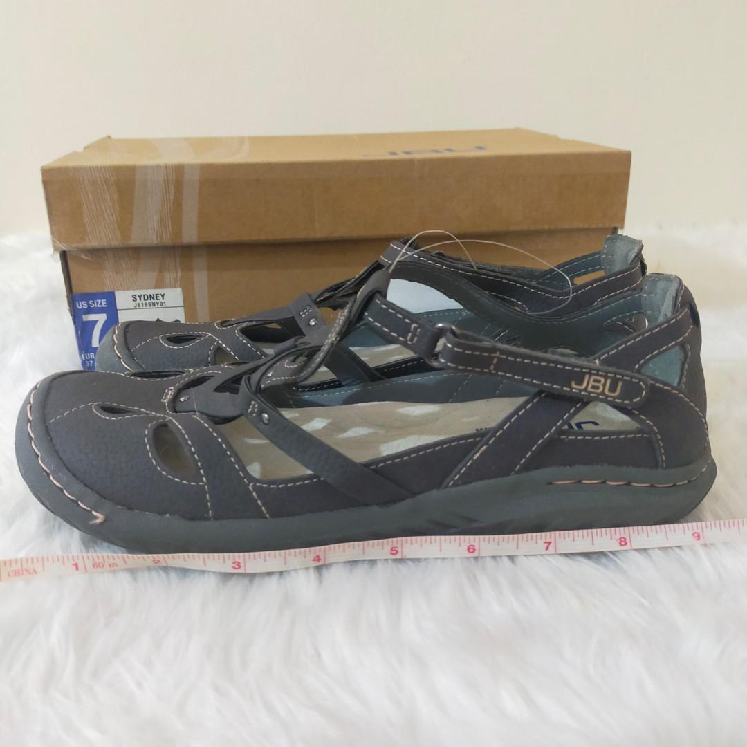 Authentic JBU by Jambu Ladies Sydney Sandal Gray Women s Fashion