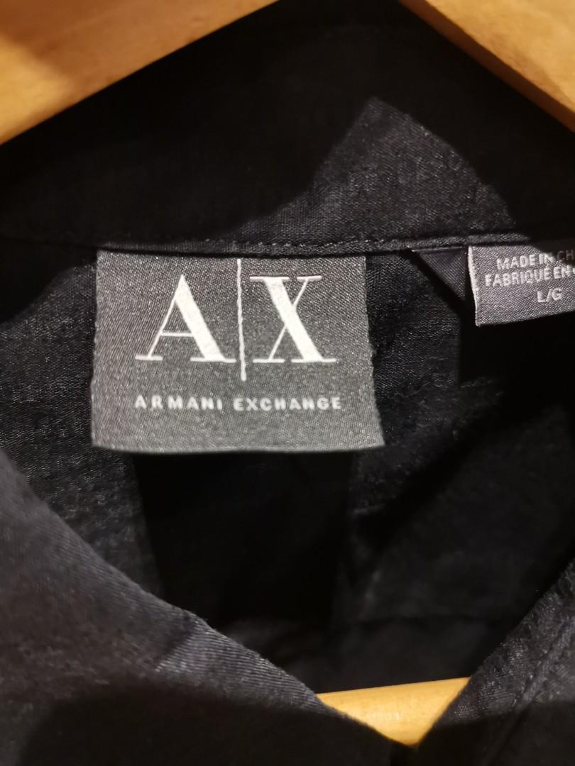 AX Armani Exchange shirt Men s Fashion Tops Sets Shirts on Carousell