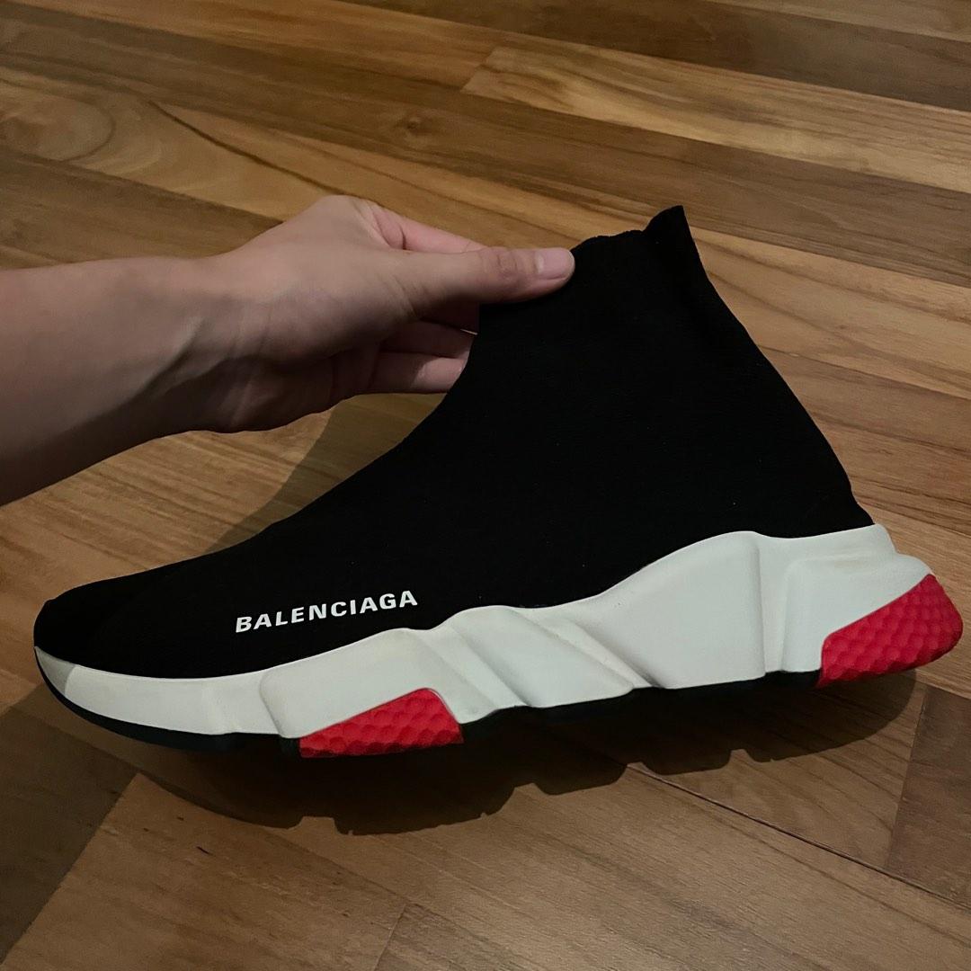 Red balenciaga clearance speed runners