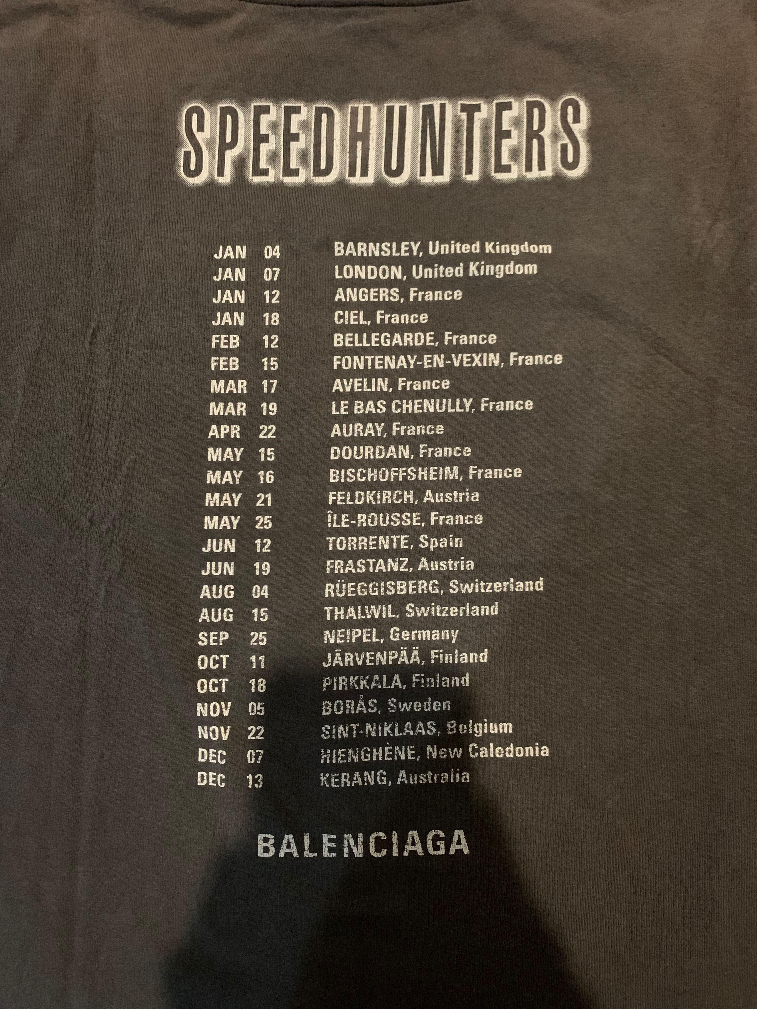 balenciaga speedhunters tee