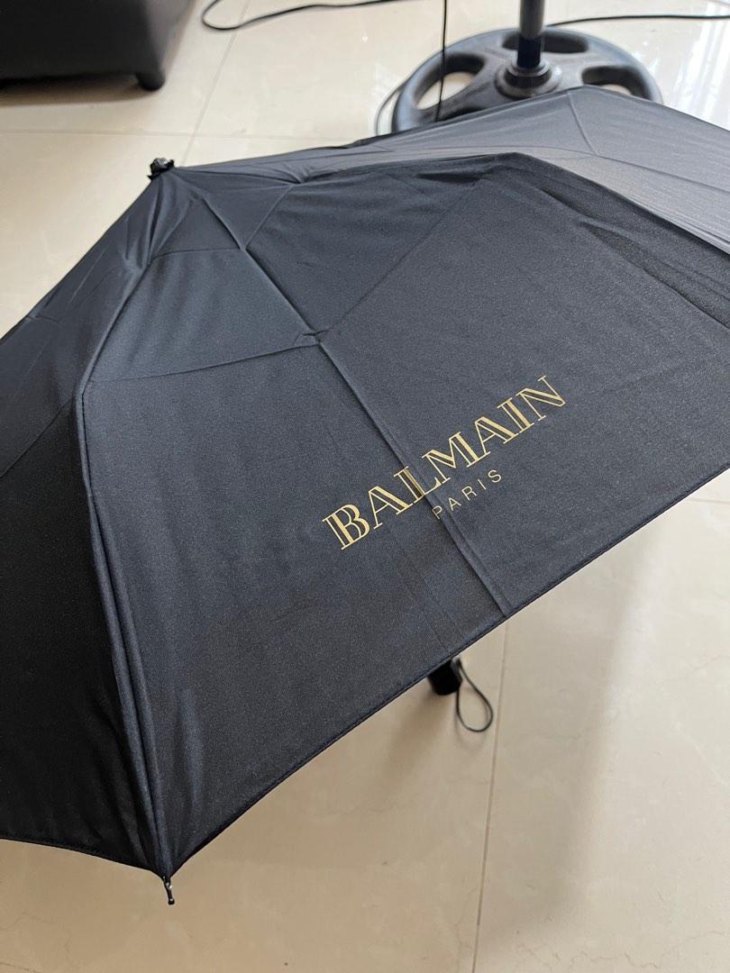 Balmain Umbrella Black, Hobbies & Toys, Travel, Umbrellas on Carousell