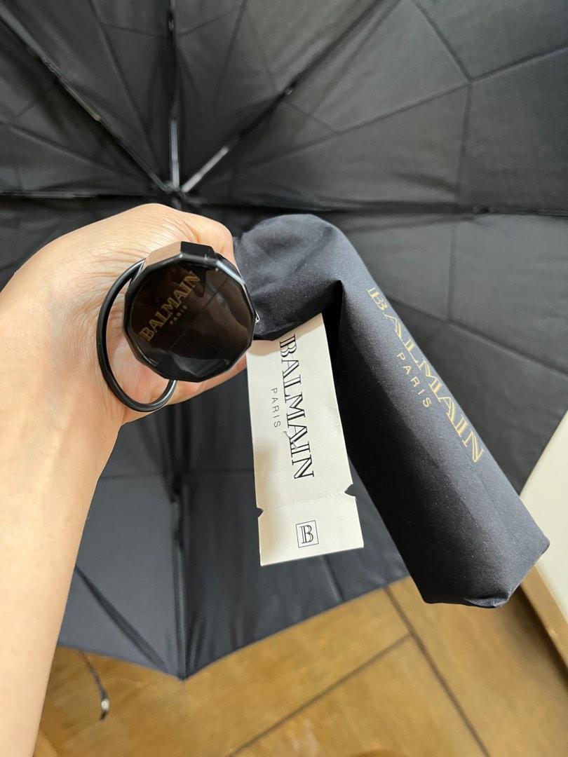 Balmain Umbrella Black, Hobbies & Toys, Travel, Umbrellas on Carousell