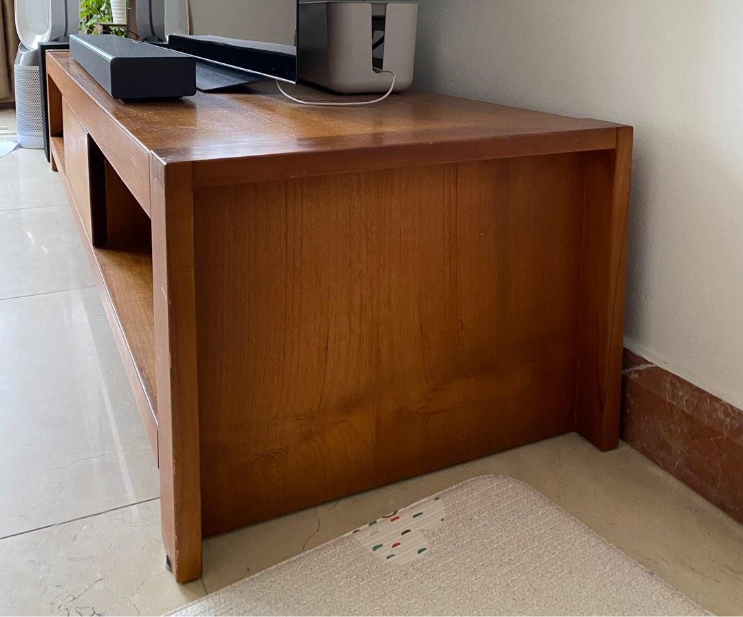 Beautiful Scanteak TV console, Furniture & Home Living, Furniture, TV