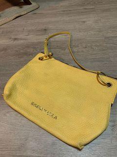Bimba Y lola yellow leather bag