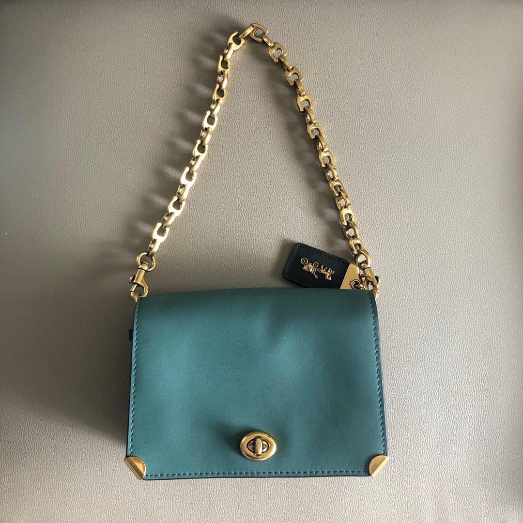 Coach dinky 19 green new arrivals