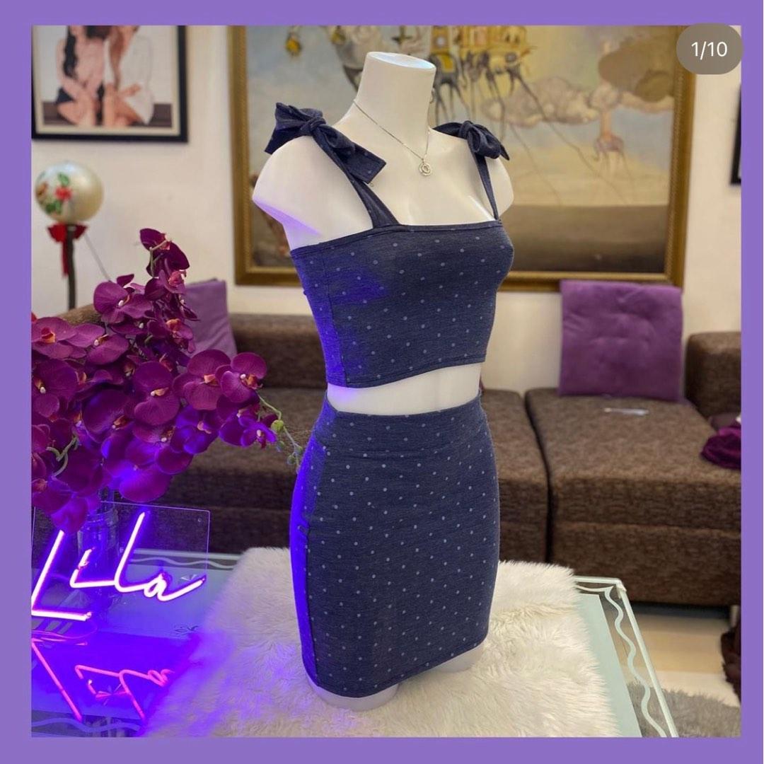 BSCO Coordinates (Category: Sets or Coordinates) located in Quezon City. Submitted by raeccas.selections (Listing ID 1182720447, Image 1). Description: 🛍 Straight neck tied ribbon strap coordinates Used twice only This is so nice and fitted (stretchy) ✨ Size is XS to M RFS: will not use it anymore.