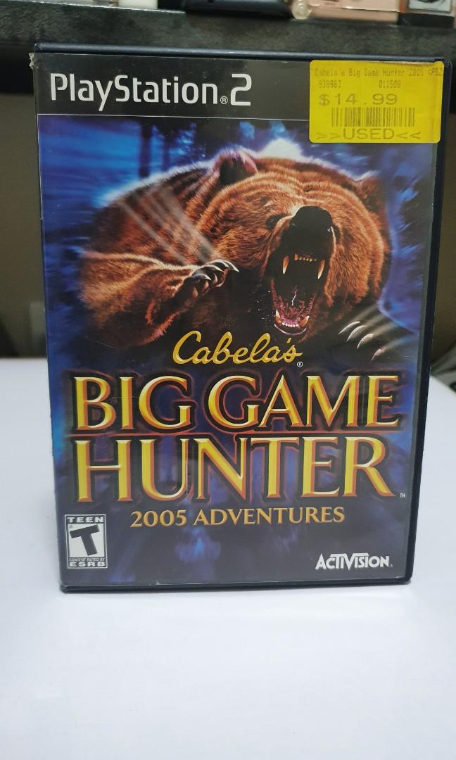 Cabela s Big Game Hunter 2005 Adventures Sony Ps2 NTSC U C Video cabela-s-big-game-hunter-2005-adventures-playstation-2-game-for-sale