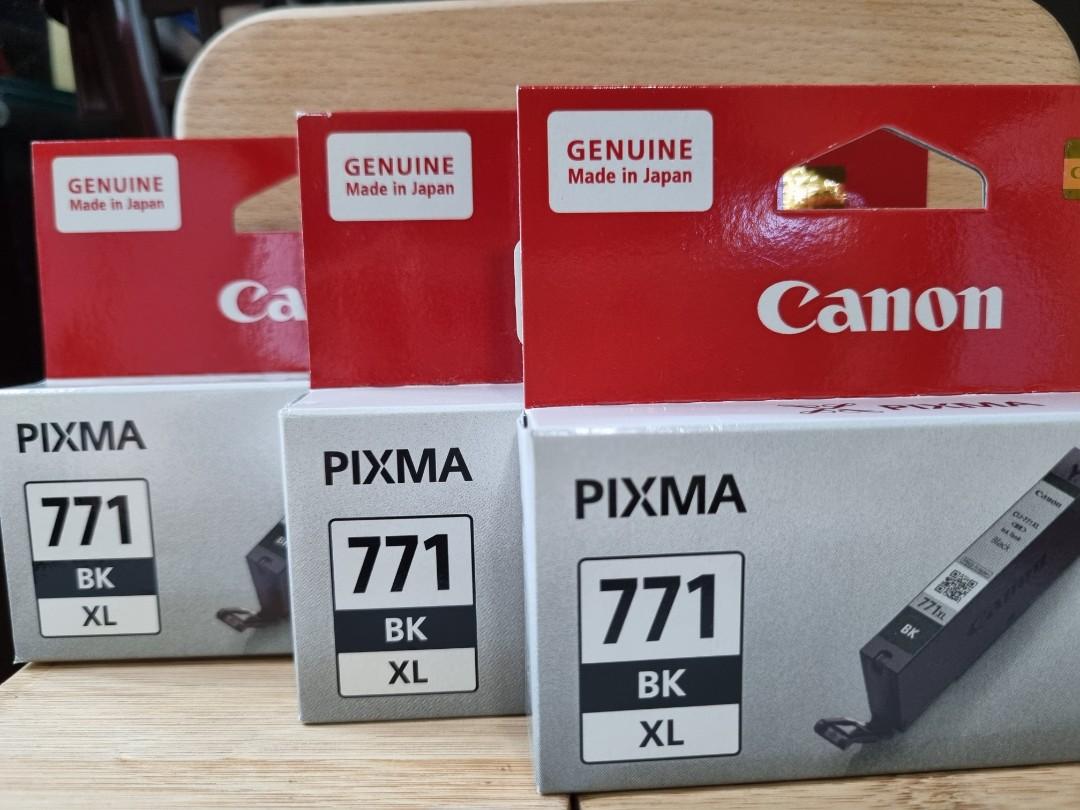 Canon Pixma 771 Black ink XL, Computers & Tech, Printers, Scanners ...