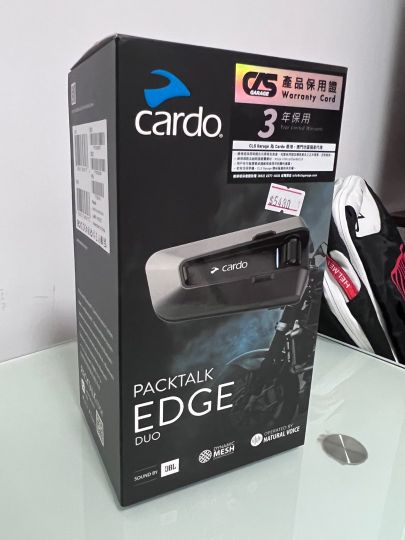 新品未使用】Cardo Packtalk EDGE 日本語設定 化粧箱付き 【公式通販】