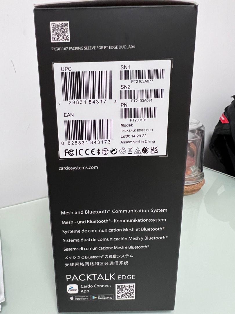 2021?新作】 Packtalk 【新品未使用】Cardo Freecom Packtalk 箱付き