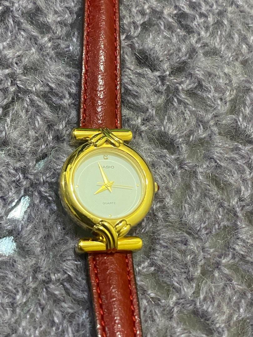Casio Leather watch, Women's Fashion, Watches & Accessories, Watches on ...
