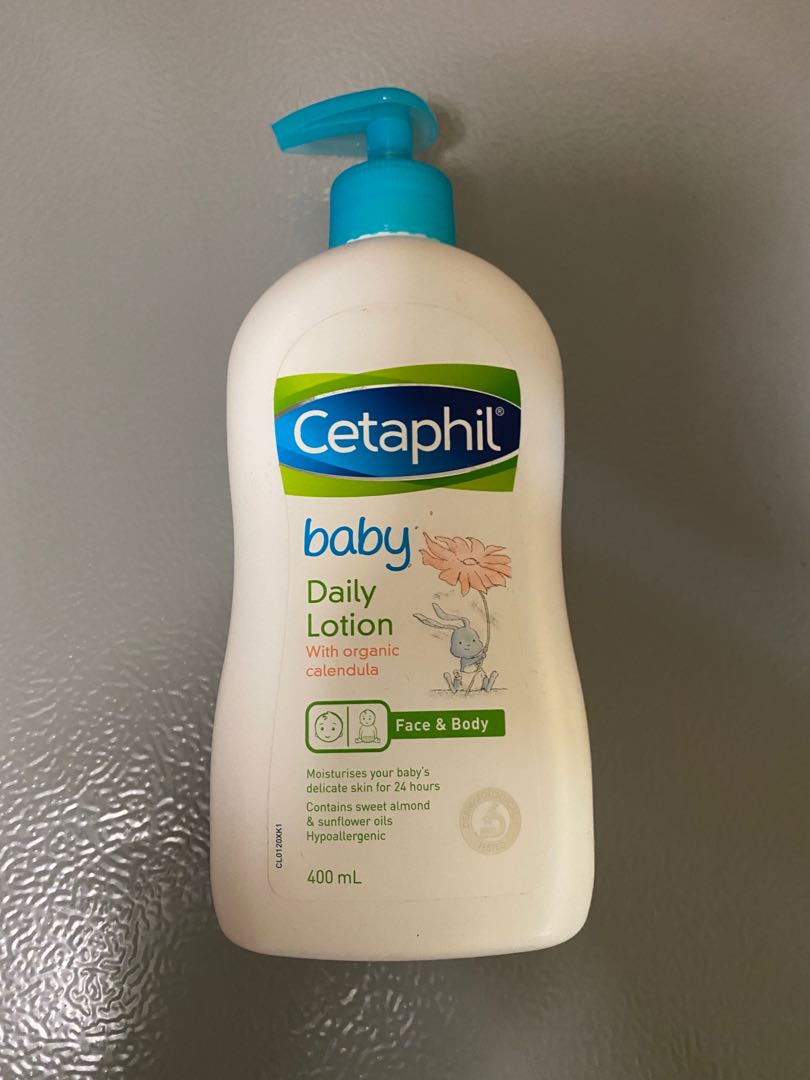 Cetaphil Baby Daily Lotion with Organic Calendula 400mL, Babies & Kids
