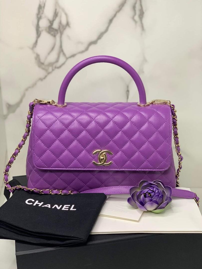 Chanel coco med purple ghw micro (Category: Luxury Bags & Wallets) located in Quezon City. Submitted by authenticandluxury_bags (Listing ID 1182849633, Image 1). Description: Beand new complete.