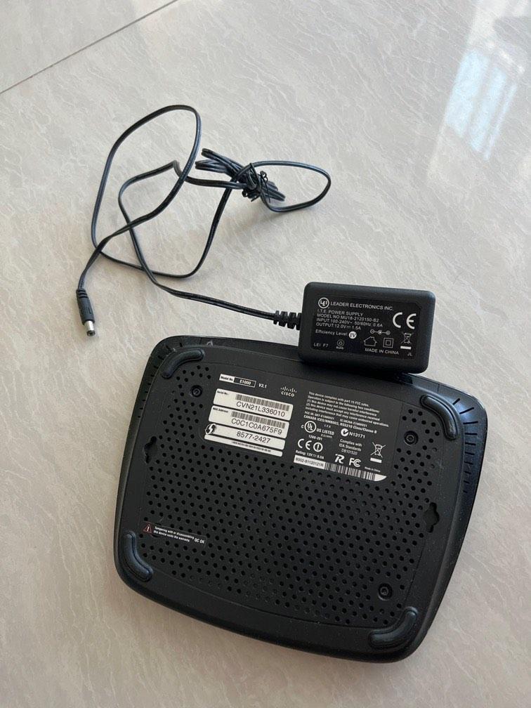 Routeur Cisco Linksys E1000 Wireless-N V2.1 - 300Mbps - 4 Ports - Occasion