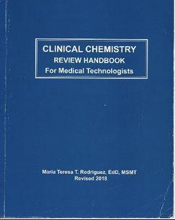 PDF Clinical Chemistry by Maria Teresa T. Rodriguez (scanned copy)