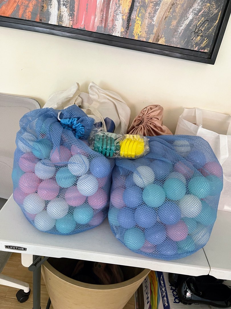 Colorful Pastel Soft Plastic Balls, Hobbies & Toys, Toys & Games on