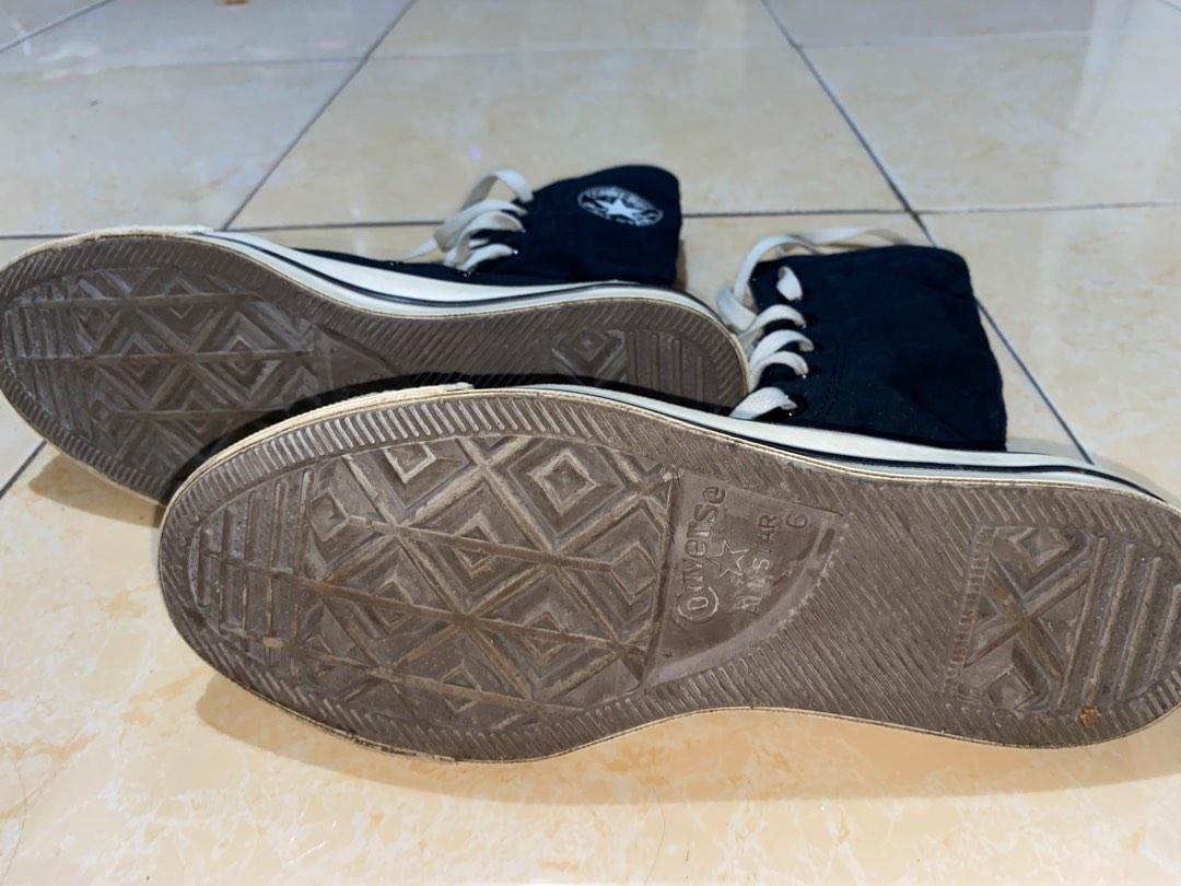 Converse Extra High Platform Chuck Taylor All Star 'Black, Fesyen Pria