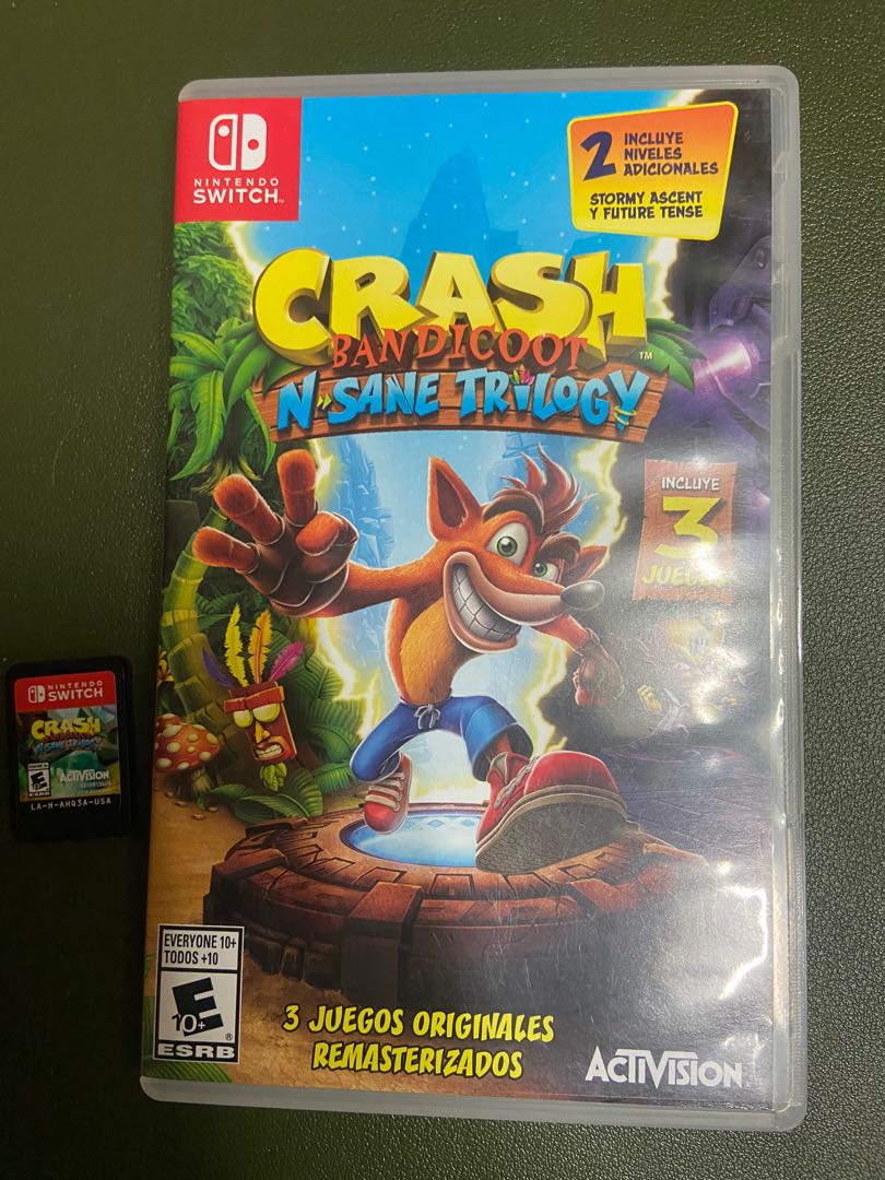 Crash Bandicoot Nintendo Switch Game, Video Gaming, Video Games