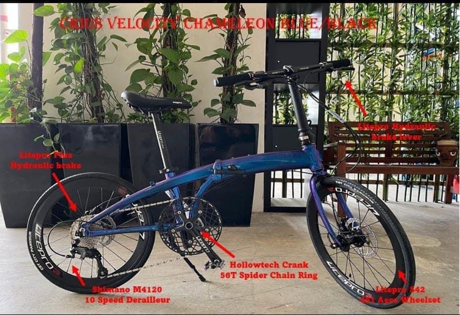 City spider best sale folding bike