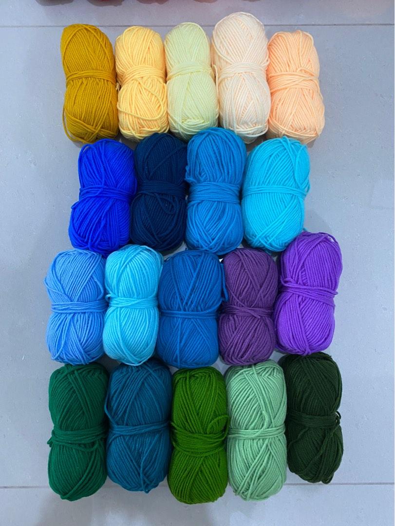 Crochet Knitting Yarn, Hobbies & Toys, Stationery & Craft, Handmade Craft on Carousell