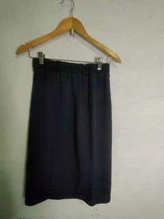 Dark blue cotton  skirt