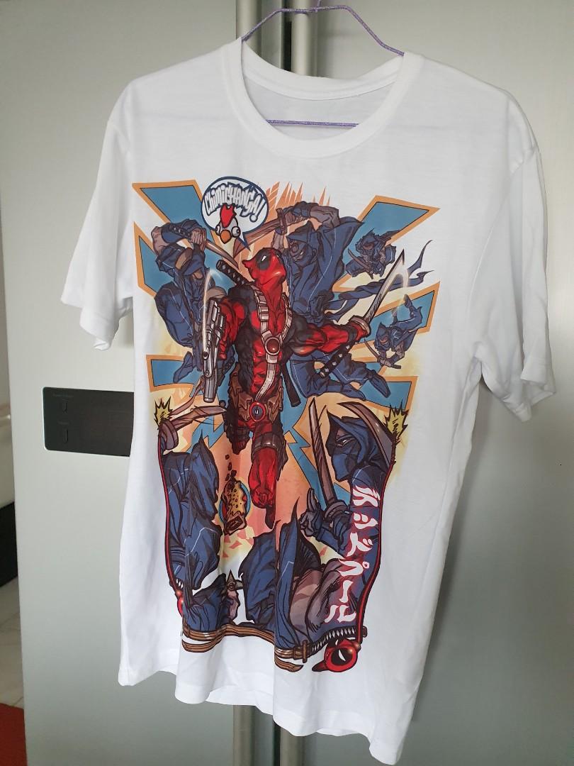 Deadpool t-shirt M/L, Men's Fashion, Tops Sets, Tshirts & Polo Shirts Carousell
