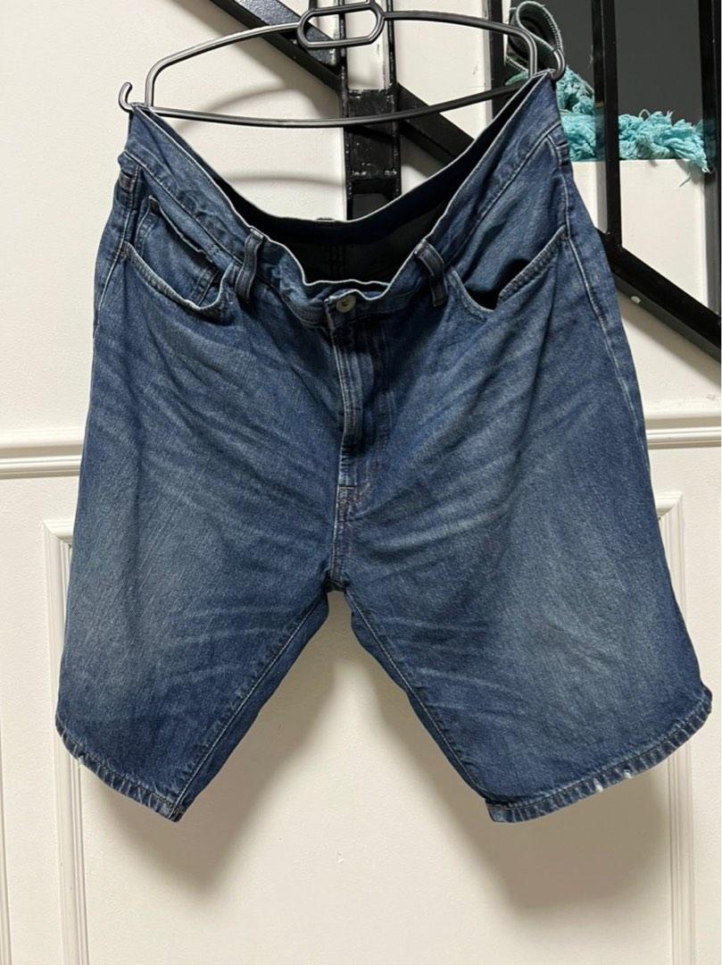 Uniqlo denim sale shorts mens