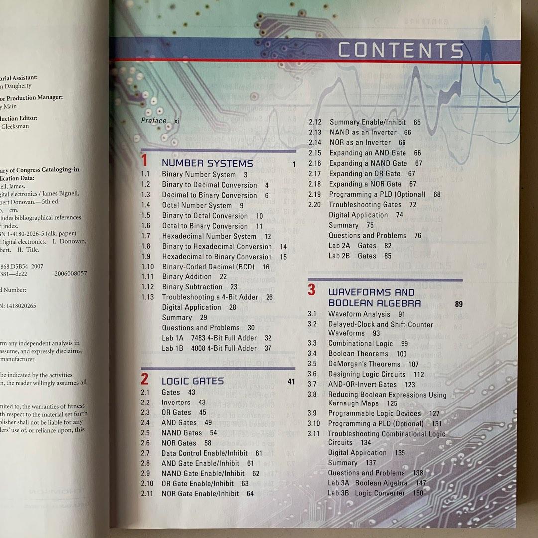 Digital Electronics by James Bignell & Robert Donovan (5th edition