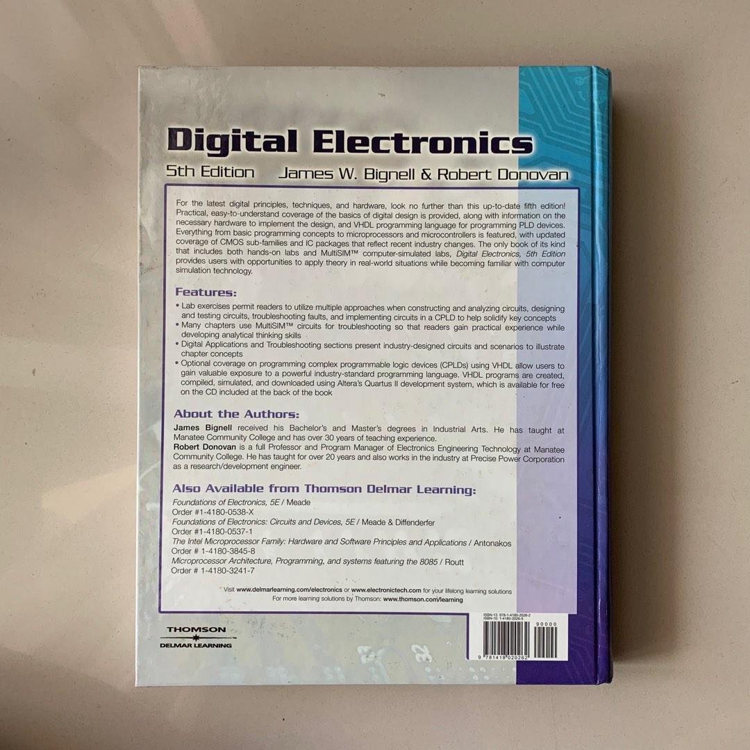 Digital Electronics by James Bignell & Robert Donovan (5th edition