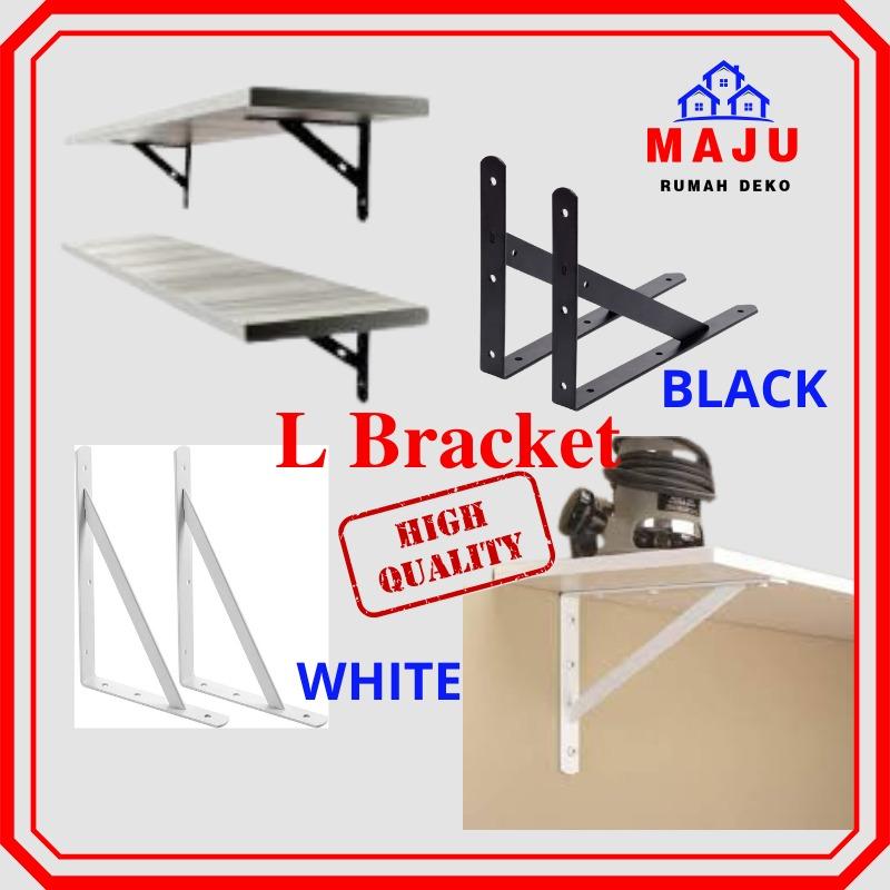 DIY bracket dinding Home L Bracket wall bracket wall shelf bracket