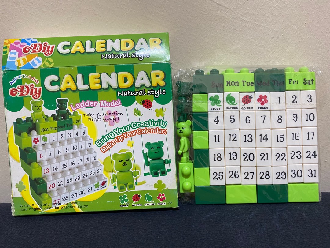 DIY Calendar Block, Hobbies & Toys, Stationery & Craft, Stationery